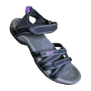 Teva Womens Tirra Sport Sandals Size 8.5 Purple Black Outdoor Hiking 4266